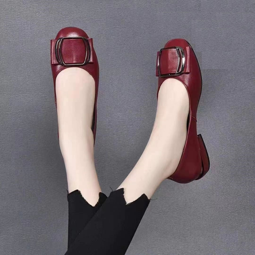 Zapato Ortopédico Cuero Suave Flor Aura Armonía, Comodidad y Corrección Postural Sin Dolor