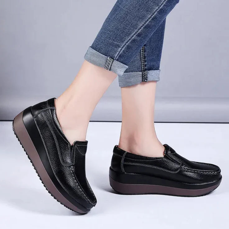 Mocassines Elegantes Costura Artesanal Aura Serenidad, Comodidad Sofisticada Todo el Día