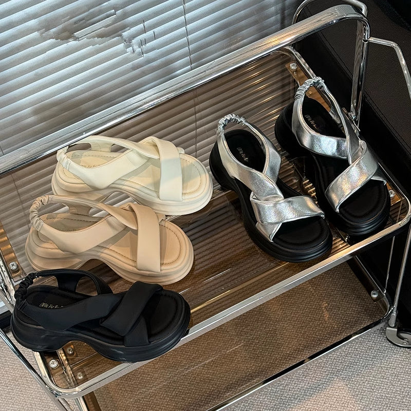 Sandalias Planas Plataforma Suave Horizonte Selva Íntegro, Comodidad y Estilo sin Esfuerzo