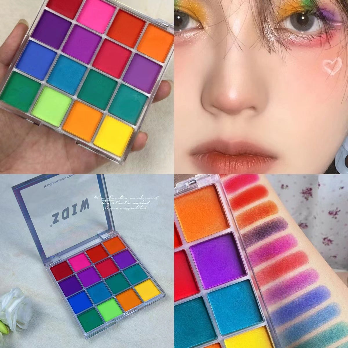 Paleta de Sombras Pigmentación Prisma Arco Jazz, Creatividad Sin Límites