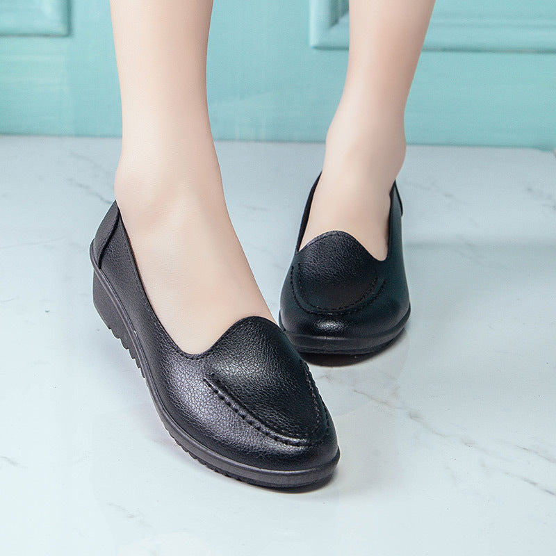 Mocassines Ortopédicos Cuero Suave Aura Camino Serenidad, Comodidad Inteligente Todo el Día