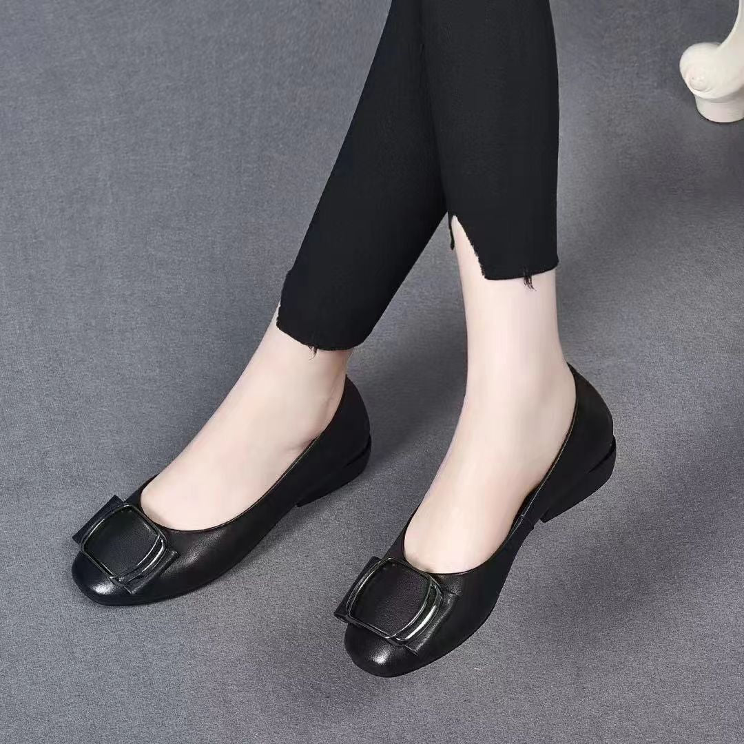 Zapato Ortopédico Cuero Suave Flor Aura Armonía, Comodidad y Corrección Postural Sin Dolor