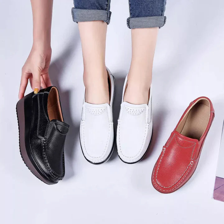 Mocassines Elegantes Costura Artesanal Aura Serenidad, Comodidad Sofisticada Todo el Día