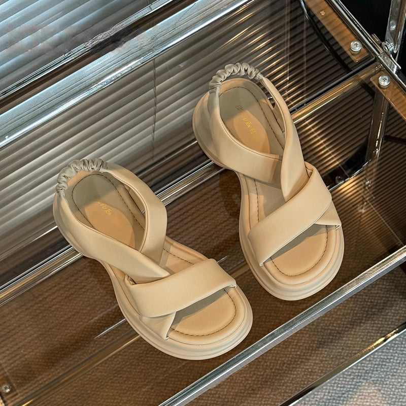 Sandalias Planas Plataforma Suave Horizonte Selva Íntegro, Comodidad y Estilo sin Esfuerzo