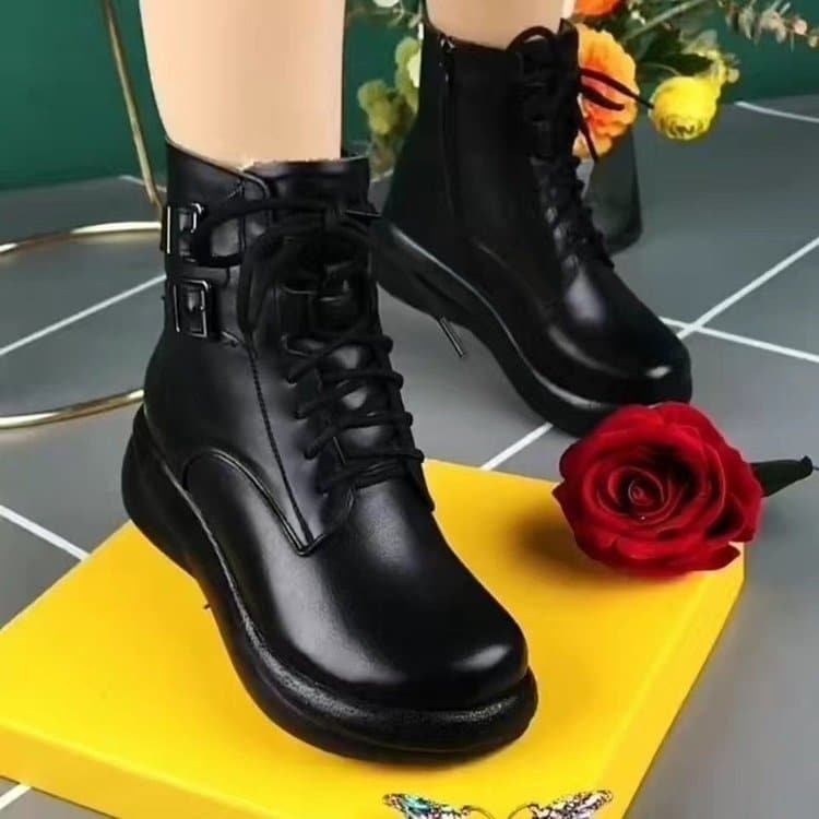 Botas Casual Cuero Suave Nube Camino Armonía, Comodidad Suprema Todo el Día