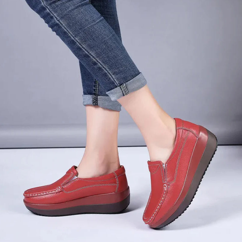 Mocassines Elegantes Costura Artesanal Aura Serenidad, Comodidad Sofisticada Todo el Día