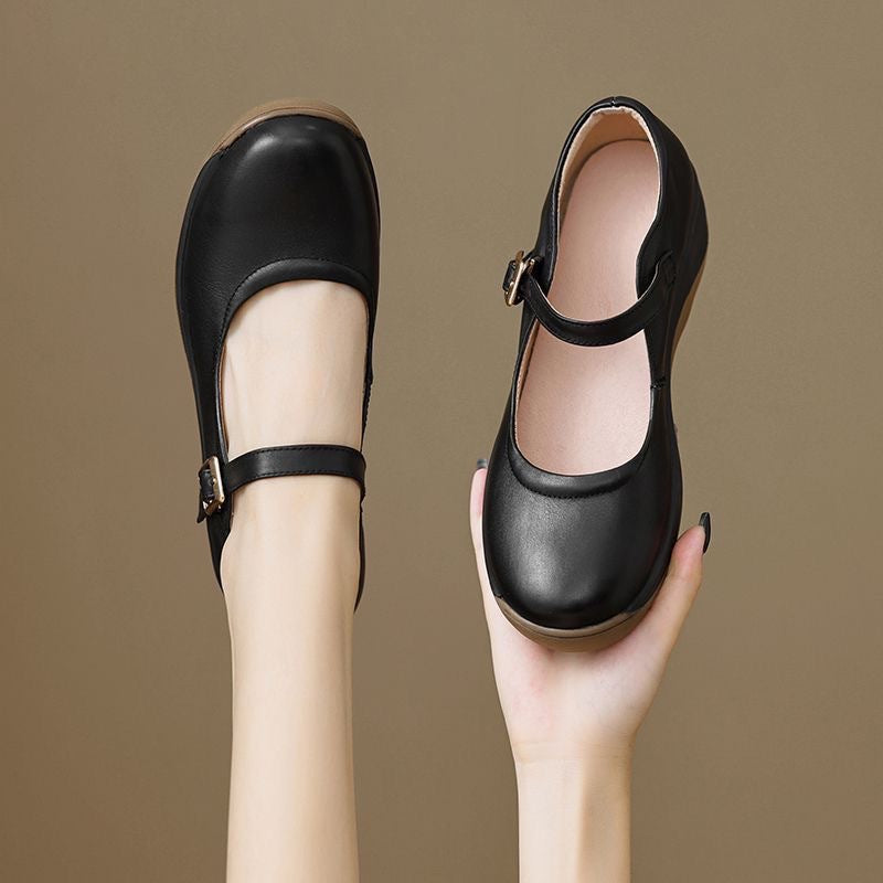 Zapato Ortopédico Cuero Suave Armonía Cumbre Serenidad, Comodidad Sin Dolor Todo el Día