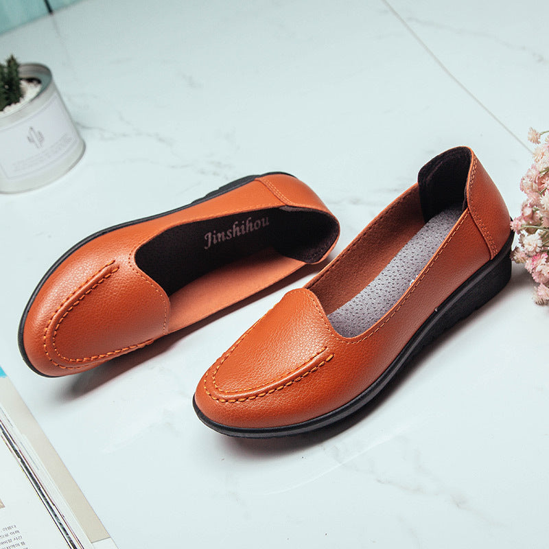 Mocassines Ortopédicos Cuero Suave Aura Camino Serenidad, Comodidad Inteligente Todo el Día