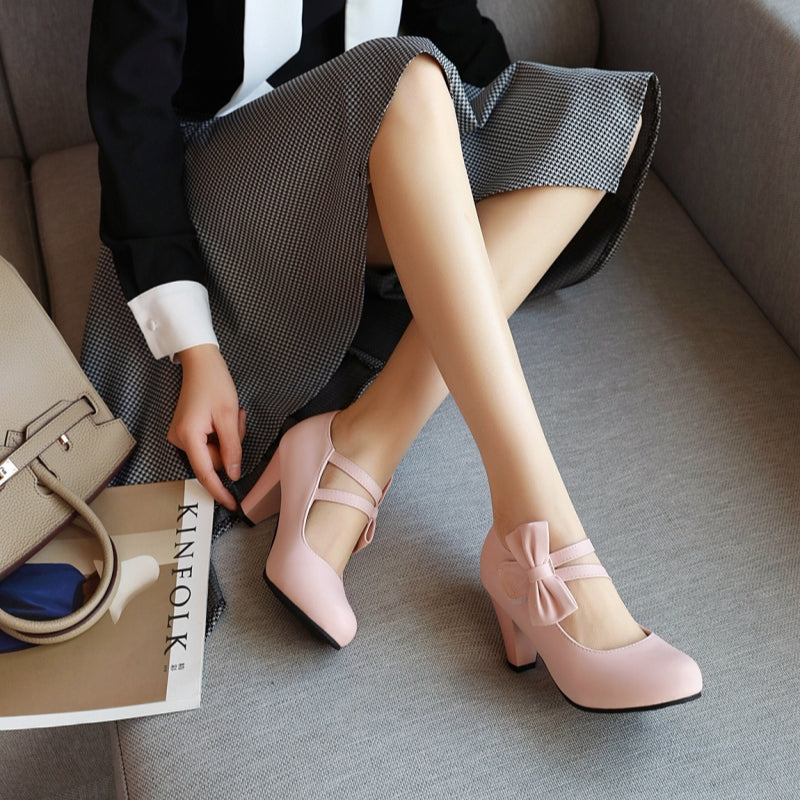 Tacones Altos Imitación Cuero Eclipse Majestad Serenidad, Elegancia Atemporal sin Esfuerzo