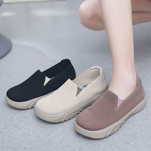 Zapatillas Antideslizantes Tejido Transpirable Cumbre Fluidez Aura, Comodidad y Estabilidad Instantánea