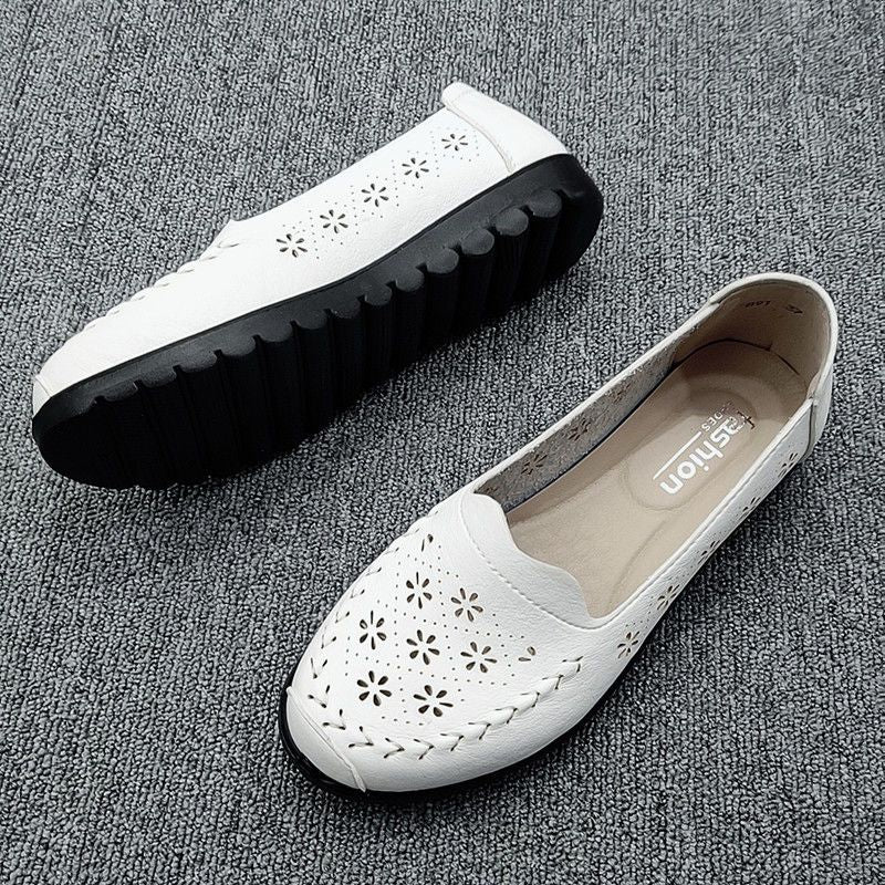 Zapatos Planos Cuero Suave Calma Prisma Horizonte, Comodidad y Estilo sin Dolor