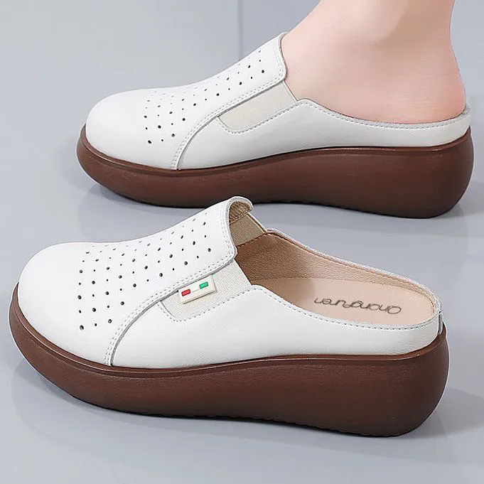 Pantuflas Cerradas Cuero Suave Eclipse Serenidad Aura, Máximo Confort en Casa