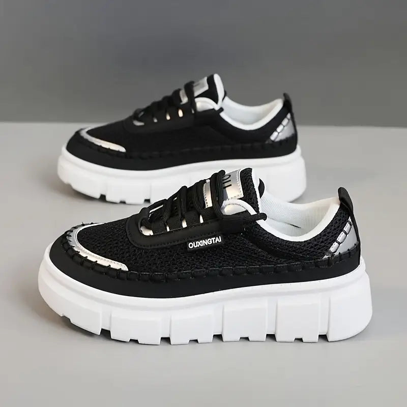 Zapatillas Casual Suela Gruesa Nube Jazz Horizonte, Comodidad Ultraligera Todo el Día