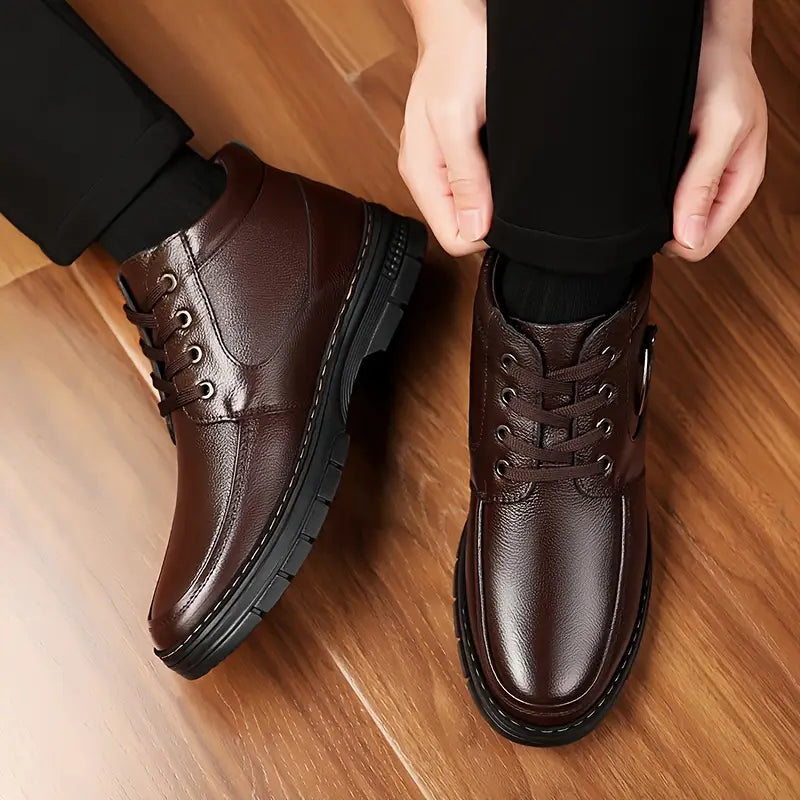 Zapato Ortopédico Cuero Suave Equilibrio Andes Serenidad, Alivio Instantáneo Para Tus Pies