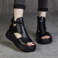 Sandalias de Tacón Cuero Sintético Aurora Jazz Serenidad, Comodidad Suprema en Cada Paso