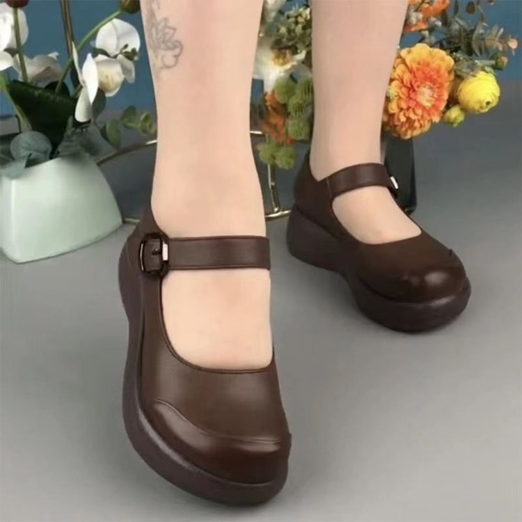 Zapato Ortopédico Cuero Suave Esencia Camino Serenidad, Comodidad Estilizada Sin Dolor