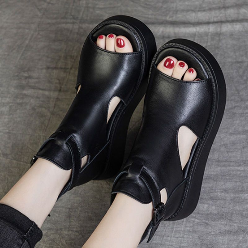 Sandalias de Tacón Cuero Sintético Aurora Jazz Serenidad, Comodidad Suprema en Cada Paso