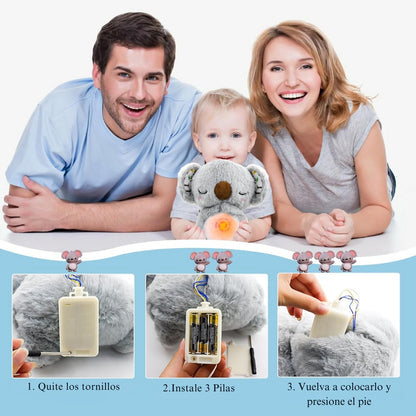 Peluche Relajante Sonidos Luna Serenidad, Sueño Profundo Sin Estrés