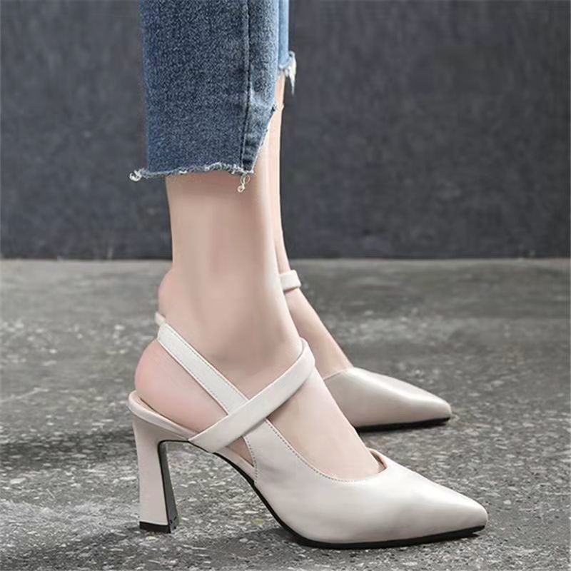 Sandalias de Tacón Cuero Suave Prisma Eclipse Serenidad, Elegancia Cómoda y Segura Todo el Día