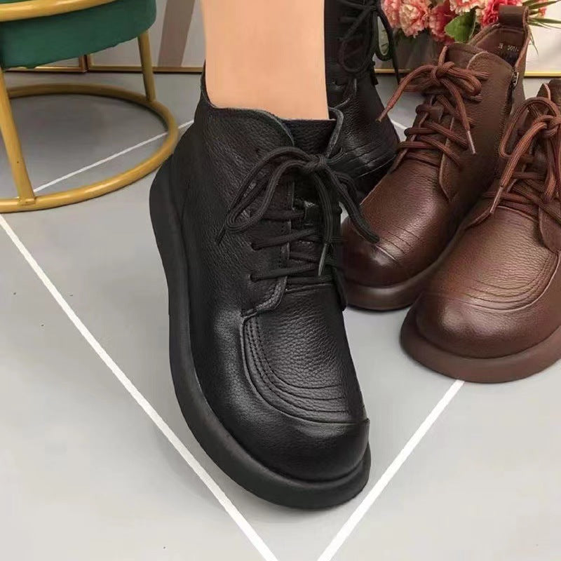 Botines de Cuero Suave Nube Aurora Íntegro, Confort Supremo Todo el Día