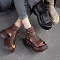 Sandalias Romanas Cuero Suave Horizonte Íntegro Estilo, Elegancia Atemporal y Comodidad Total