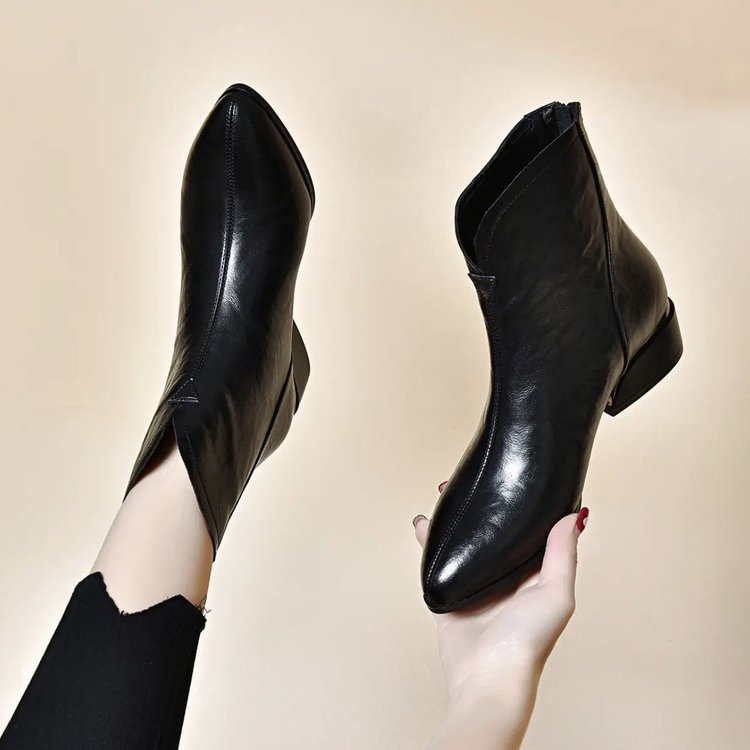 Botas de Tacón Cuero Suave Aura Horizonte Íntegro, Elegancia Cómoda Todo el Día