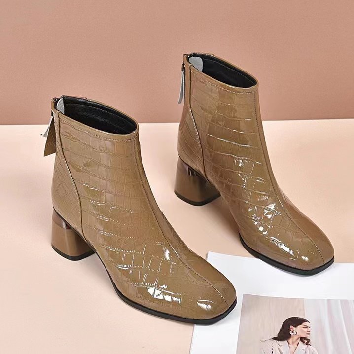 Botines Ortopédicos Cuero Suave Equilibrio Cumbre Jazz, Postura Saludable y Confort Diario