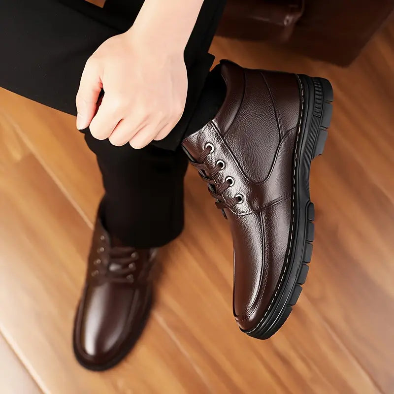 Zapato Ortopédico Cuero Suave Equilibrio Andes Serenidad, Alivio Instantáneo Para Tus Pies