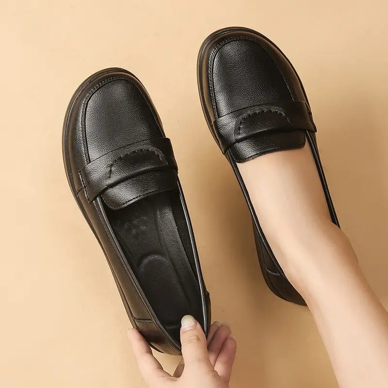 Zapato Ortopédico Cuero Premium Horizonte Selene Armonía, Comodidad Sin Dolor Todo el Día