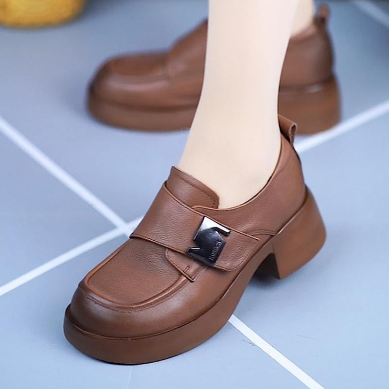 Botas Casual Cuero Impermeable Esencia Vintage Aurora, Elegancia y Confort Todo el Invierno