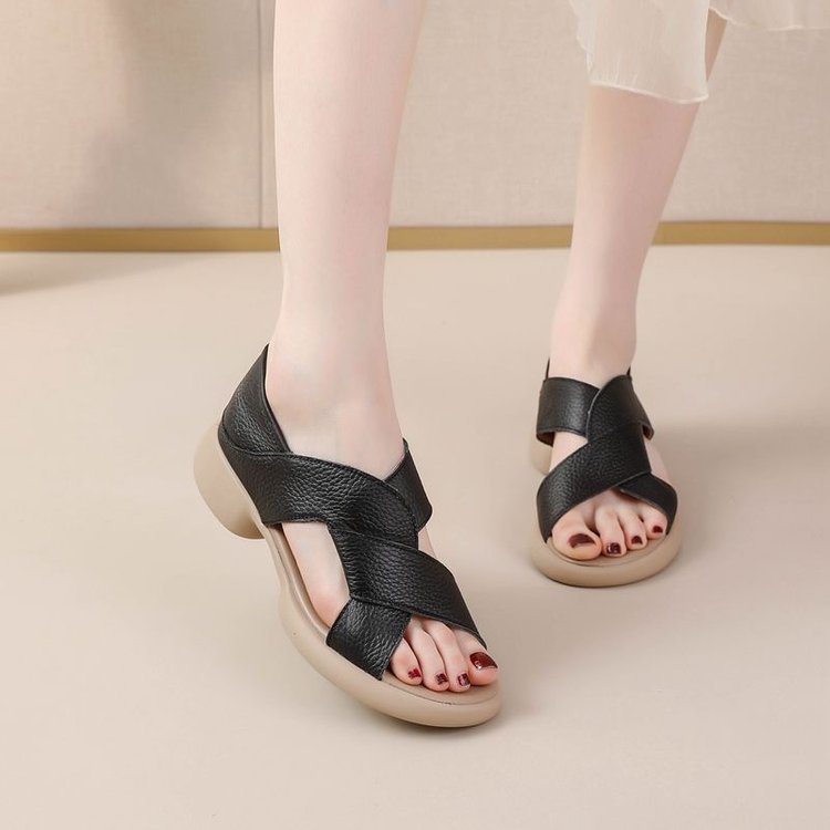 Sandalias Planas Suela Ultraflexible Aura Cielo Serenidad, Comodidad Sin Dolor Todo el Día