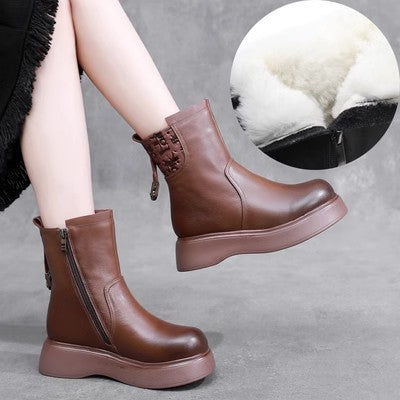 Botas Ortopédicas Lana Suave Cumbre Aura Armonía, Alivio Instantáneo y Postura Saludable