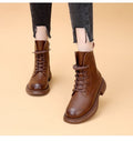 Botas Ortopédicas Cuero Suave Aura Camino Horizonte, Alivio Inmediato y Corrección Postural