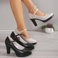 Tacones Altos Plataforma Ergonómica Prisma Serenidad Selene, Elegancia y Confort sin Dolor