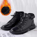 Botas Casual Cuero Suave Camino Jazz Armonía, Comodidad Antifatiga Todo el Día