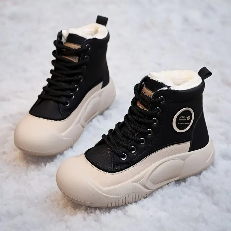 Botas Plataforma Algodón Eclipse Armonía Vital, Postura Saludable y Confort Diario