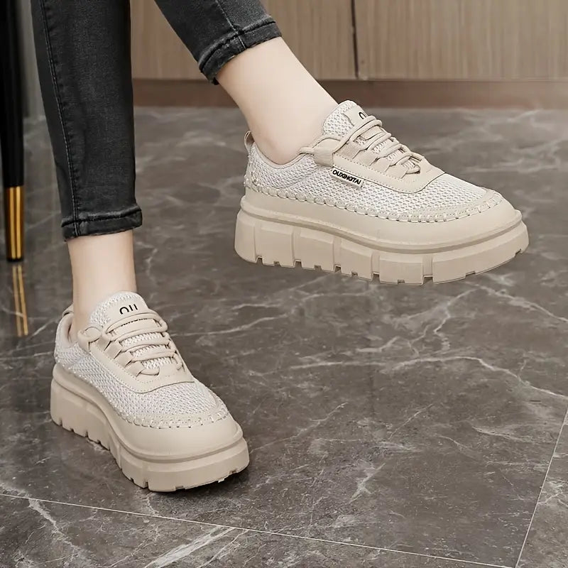 Zapatillas Casual Suela Gruesa Nube Jazz Horizonte, Comodidad Ultraligera Todo el Día