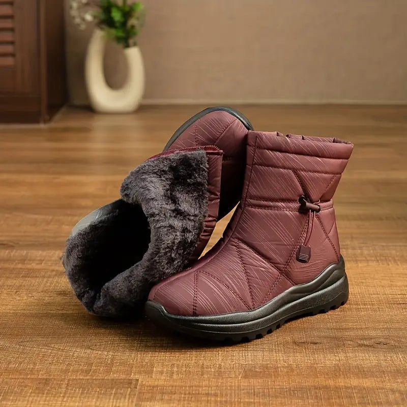Botas de Invierno Algodón Polar Noche Andes Serenidad, Protección Térmica Extrema