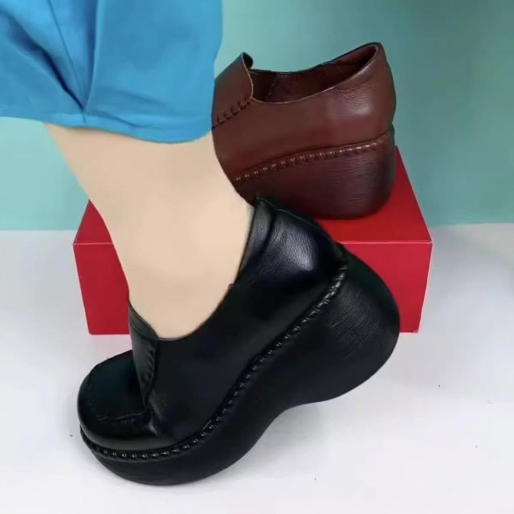 Zapato Ortopédico Cuero Genuino Ímpetu Sereno Camino, Comodidad y Estilo sin Dolor