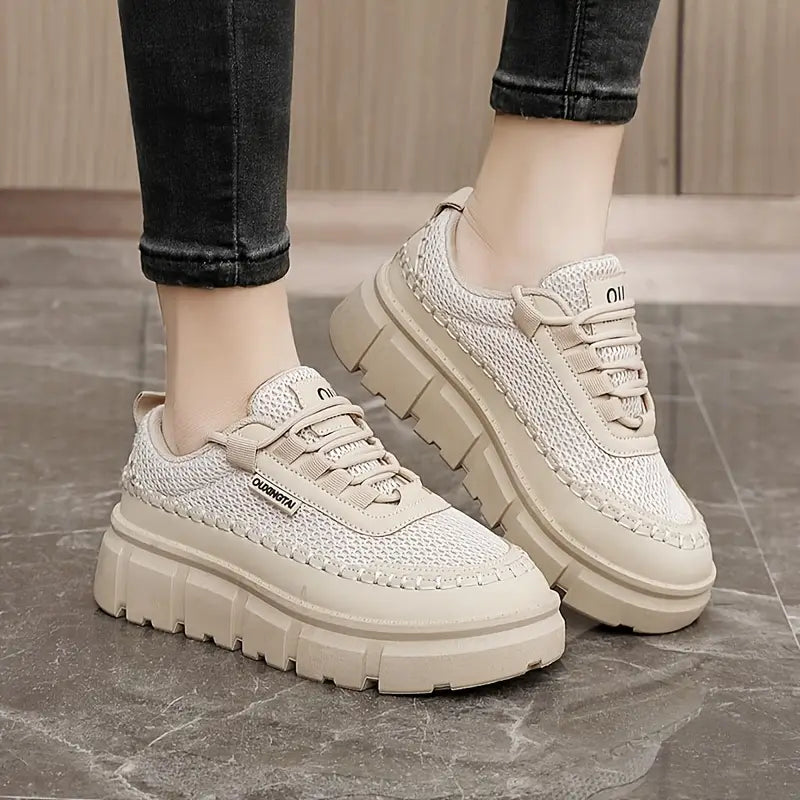 Zapatillas Casual Suela Gruesa Nube Jazz Horizonte, Comodidad Ultraligera Todo el Día