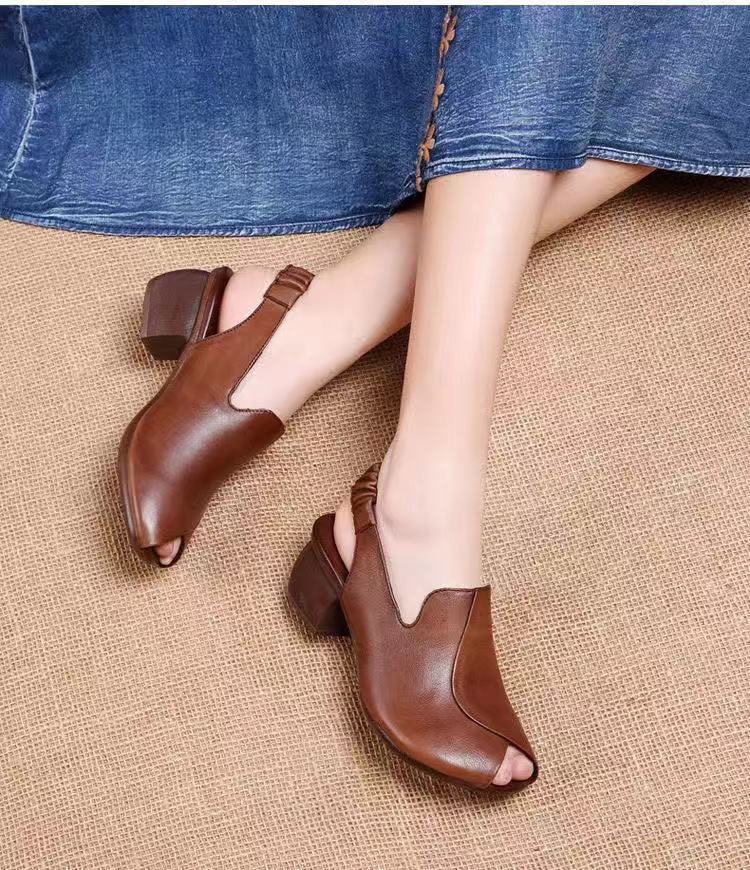 Sandalias Planas Cuero Suave Aura Andes Serenidad, Calor y Comodidad Todo el Día