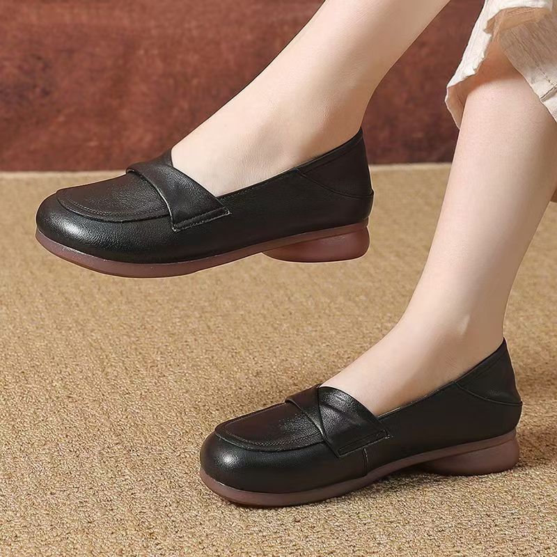 Zapato Ortopédico Cuero Suave Aura Camino Serenidad, Alivio Inmediato del Dolor de Pies