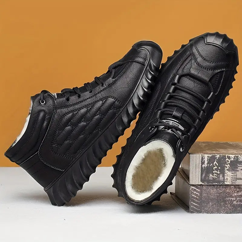 Botas Antideslizantes Forro Polar Cumbre Íntegro Invierno, Calidez y Comodidad sin Dolor