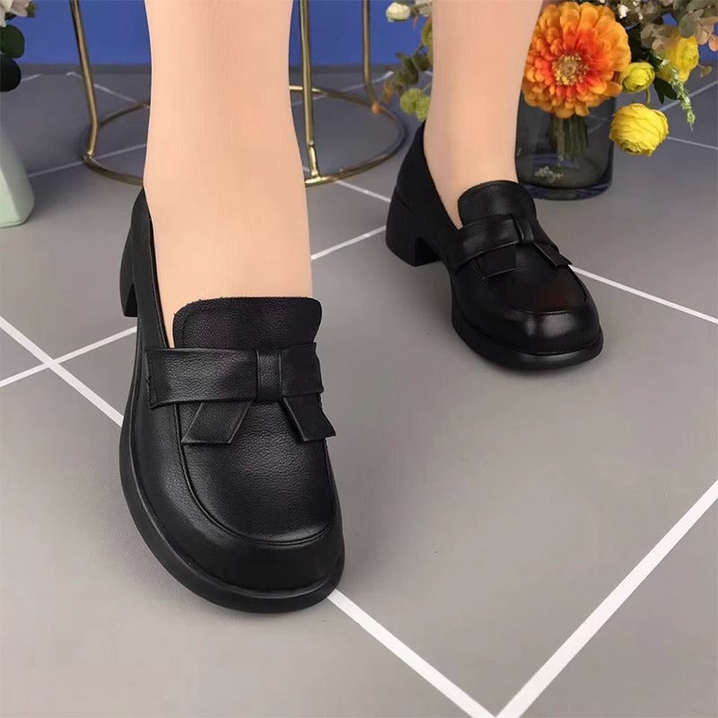 Zapato Ortopédico Cuero Genuino Esencia Serenidad Travesía, Comodidad y Estilo Todo el Día