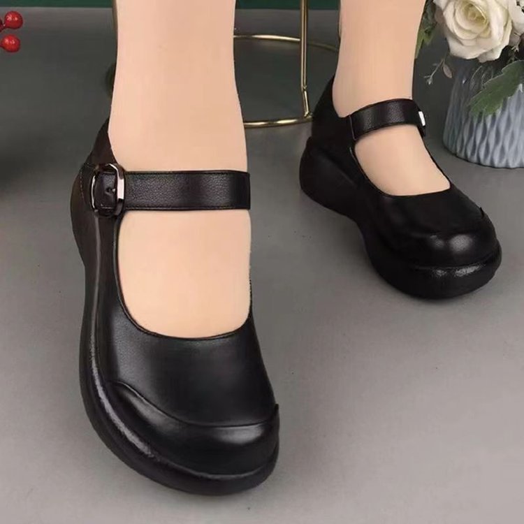 Zapato Ortopédico Cuero Suave Esencia Camino Serenidad, Comodidad Estilizada Sin Dolor