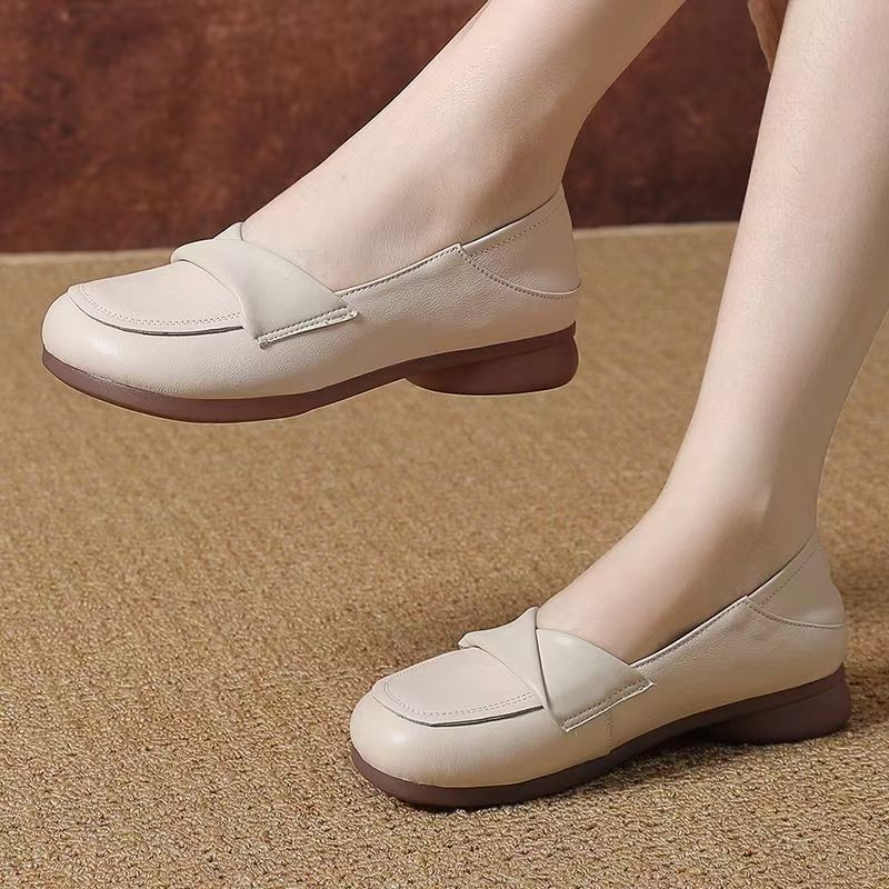 Zapato Ortopédico Cuero Suave Aura Camino Serenidad, Alivio Inmediato del Dolor de Pies