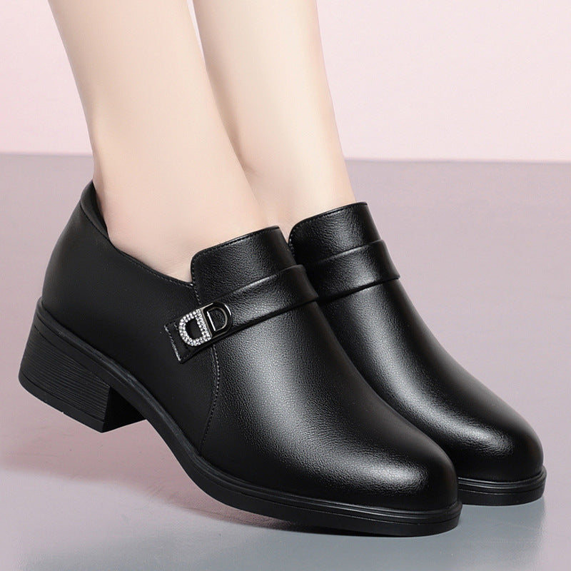 Zapato Ortopédico Cuero Suave Aura Serenidad Camino, Confort Total y Soporte Prolongado