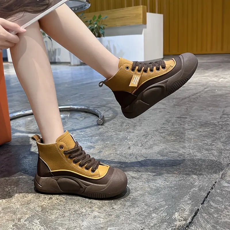 Botas Altas Suela Ortopédica Nube Armonía Camino, Confort y Soporte Todo el Día