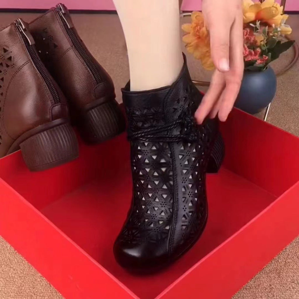 Sandalias Ortopédicas Cuero Suave Esencia Cumbre Armonía, Alivio Superior para Pies Sensibles