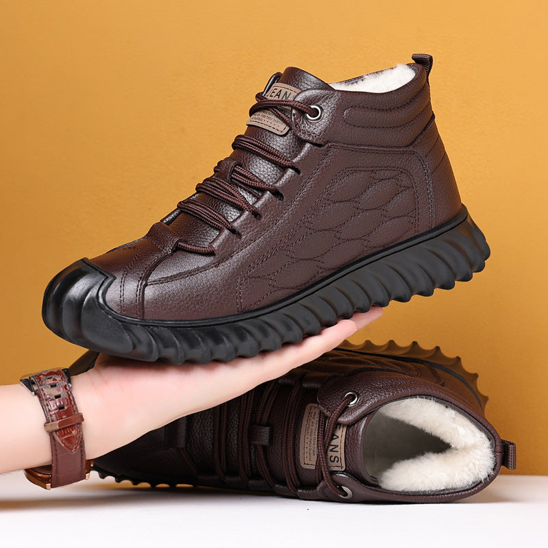 Botas Antideslizantes Forro Polar Cumbre Íntegro Invierno, Calidez y Comodidad sin Dolor